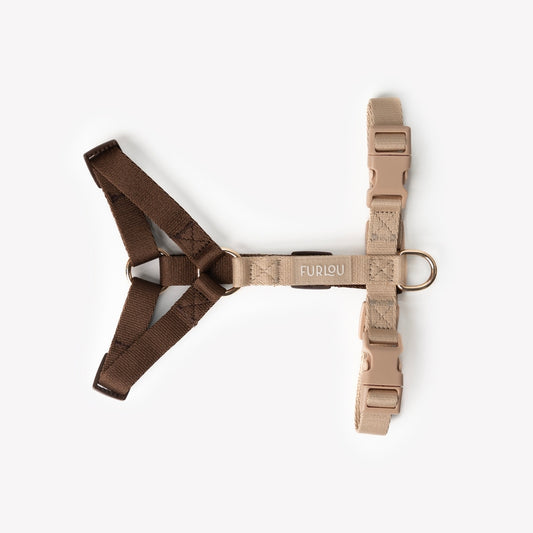 Harnais strap en H Beige/Marron Furlou