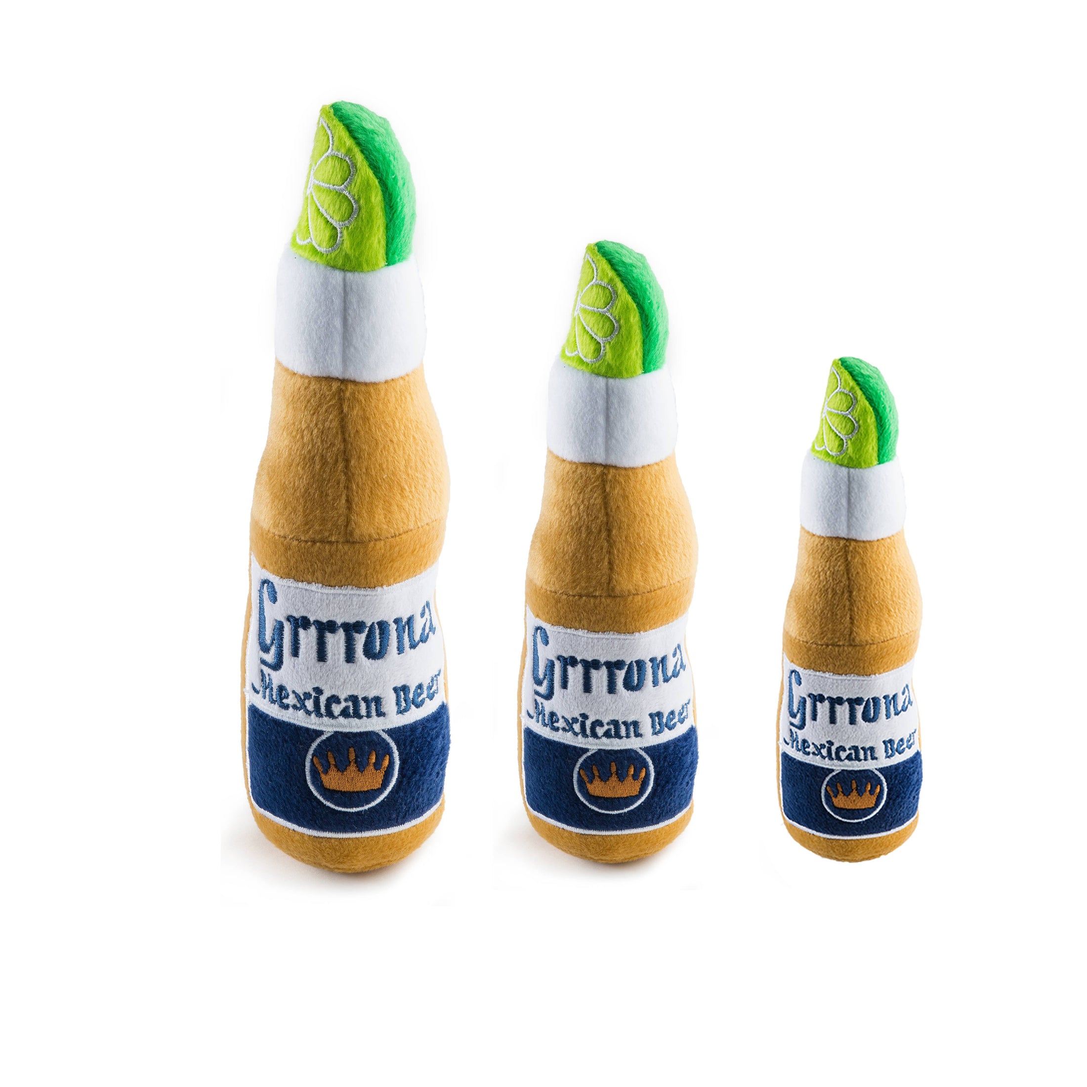 Jouet pour chien Grrrona Beer Bottle Toy Squeaker
