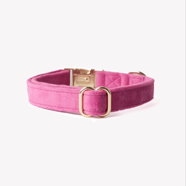 Collier Velours Furlou Magenta