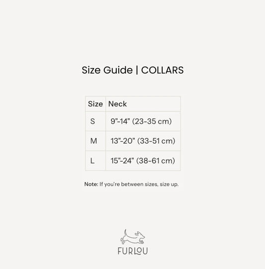 Collier Velours Furlou Bleu
