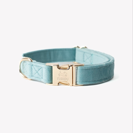 Collier Velours Furlou Bleu