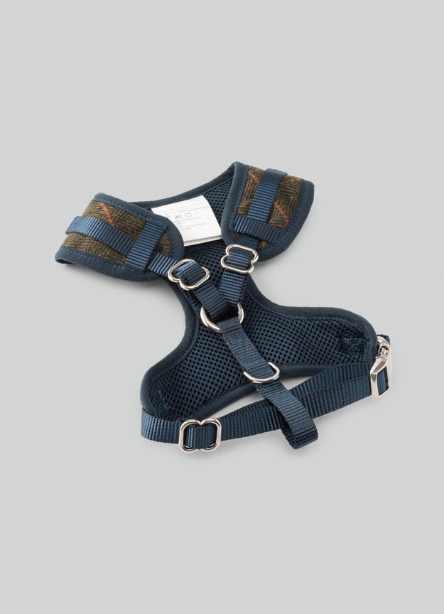 Harnais en tweed à carreaux H&H x Hackett