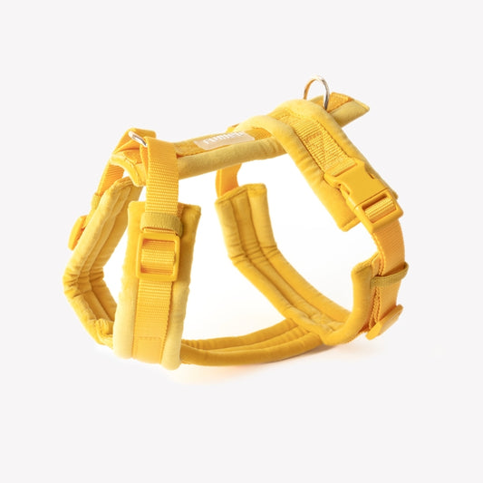Harnais en H Velours Furlou Jaune