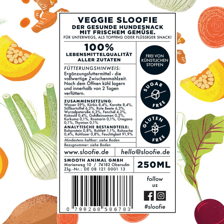 Smoothie “Veggie” – Complément végétal pour chien