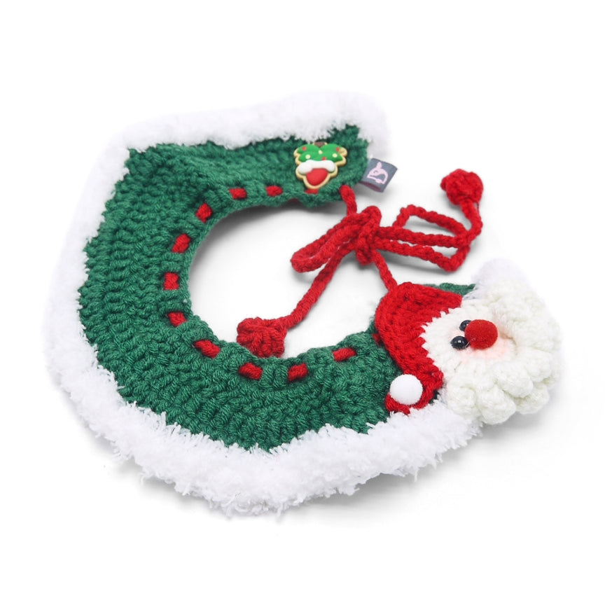 Col de Noël en crochet pour chien