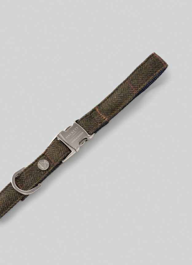 Laisse en tweed à carreaux H&H x Hackett
