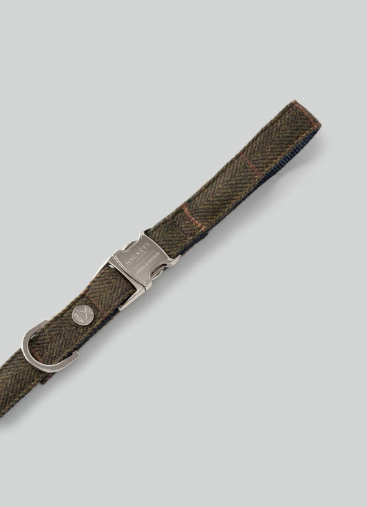 Laisse en tweed à carreaux H&H x Hackett