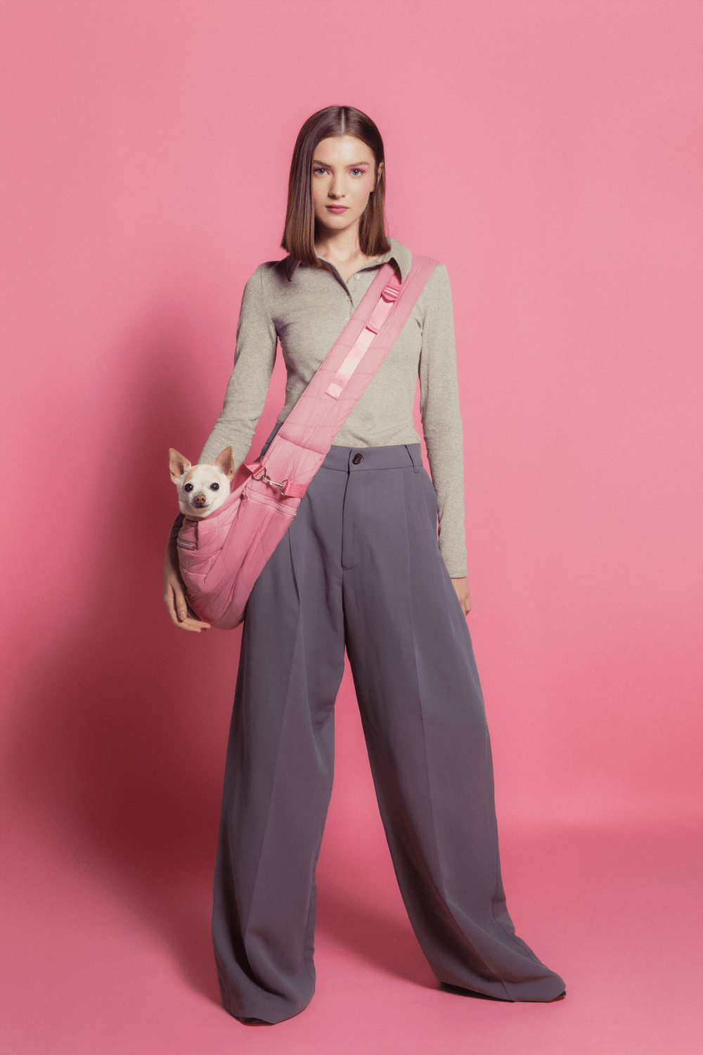 Sac bandoulière écologique en nylon recyclé