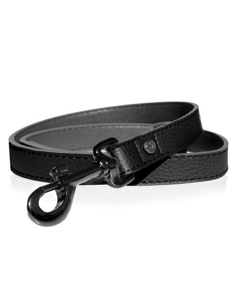 Laisse cuir Dandy Milk&Pepper